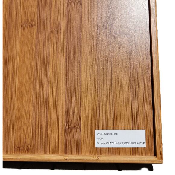 Genuine Bamboo Office Cutlery Organizer Drawer Storage Tray - Picture 5 of 6